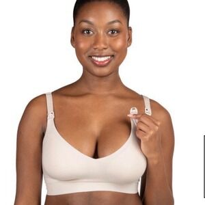 NWT Bravado Women's Enrich Nursing Bra 11034BA Seamless Pearl White S Maternity